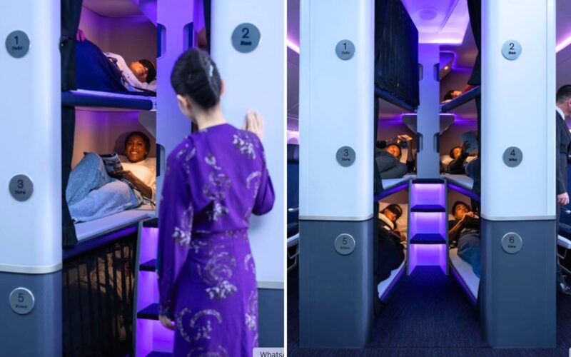 Air New Zealand to sell Skynest sleep pods for economy travelers starting May