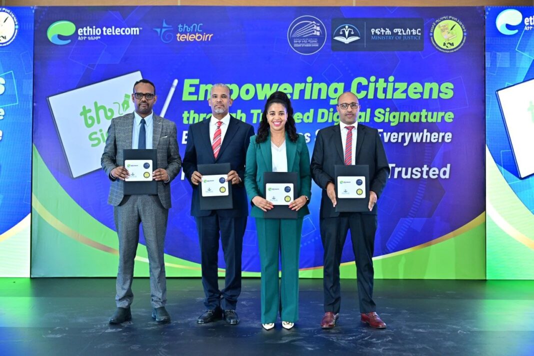 Ethio Telecom launches a national digital signature platform