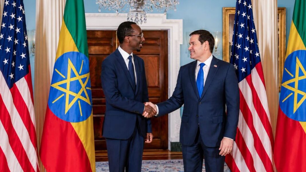 Ethiopia, US reaffirm security ties as Gedion meets Rubio