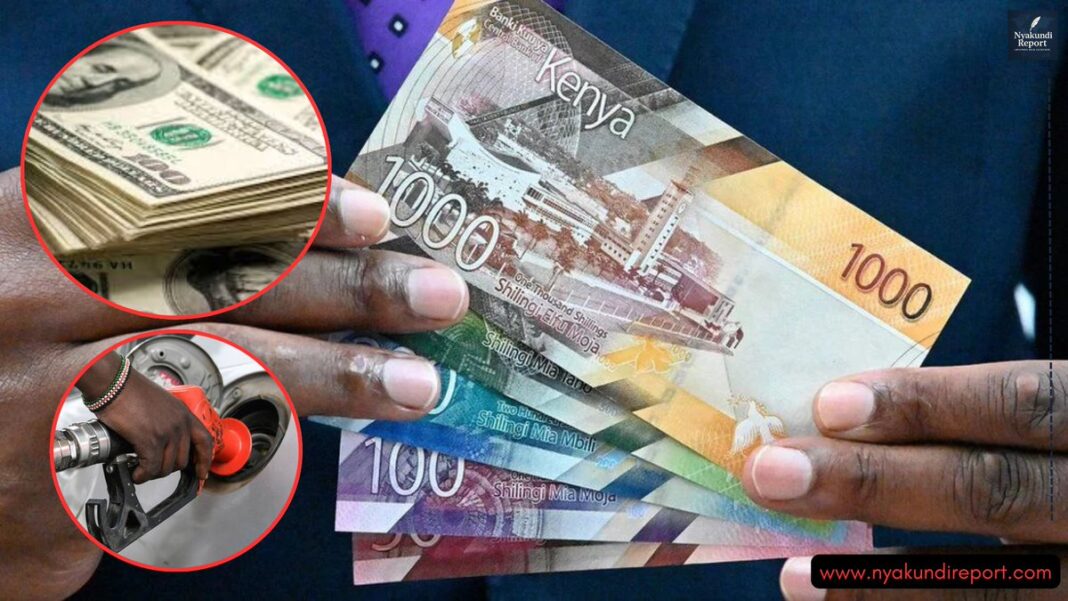 The Kenyan Shilling weakens slightly against the Dollar and Euro following fuel price shocks