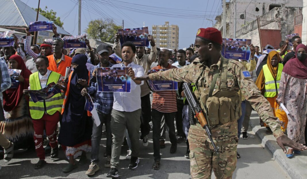 EU declares strict oversight in Somalia to prevent security gear from being used against peaceful protesters