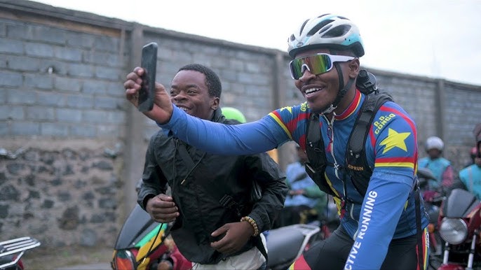 Congolese cyclist begins 14,000km peace ride through 17 countries