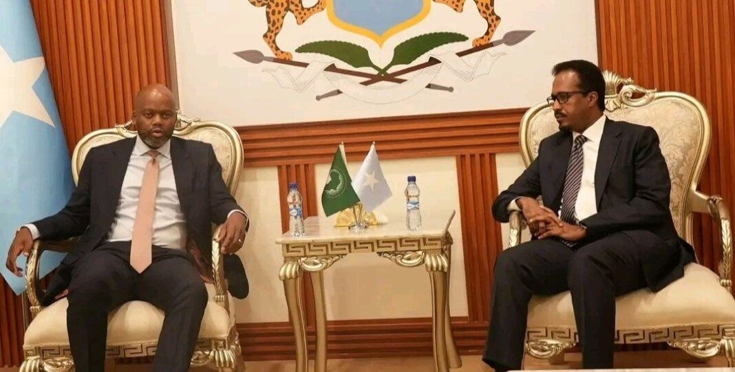 AfCFTA’s Wamkele Mene arrives in Mogadishu for official visit