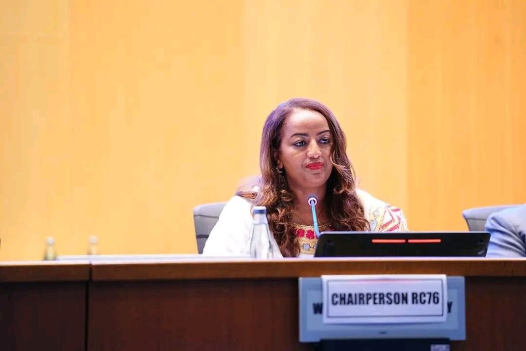 Ethiopia assumes leadership of WHO regional committee for Africa as Dr. Mekdes Daba takes helm at RC76