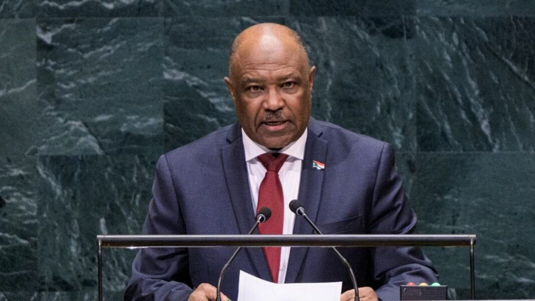 Â Sudan FM decries foreign intervention and eeapons flow at UN GA