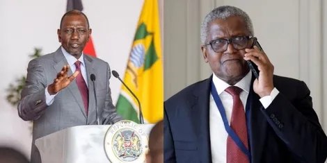 Ruto, Dangote in talks for multimillion-Shilling Turkana-Lamu oil pipeline