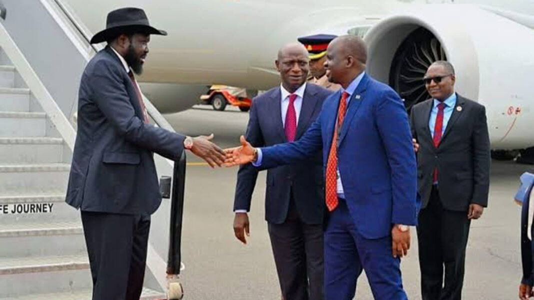 South Sudan’s President arrives in Nairobi for high-stakes talks with Ruto